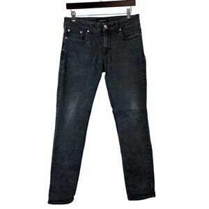 #866 PacSun Men's 29 X 30 Black Slim Active Stretch Jeans